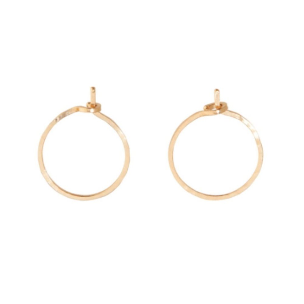 Catbird Hoop Dream Earrings Yellow Gold